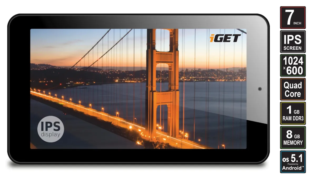 iGET SMART 7" tablet