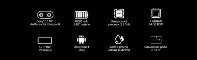 iGET BLACKVIEW GBV9500 Black gallery 17