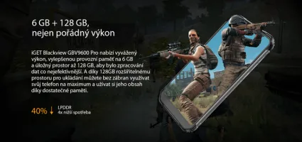 iGET BLACKVIEW GBV9600 Pro Black gallery 10