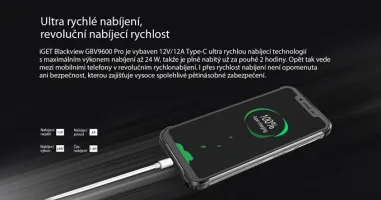 iGET BLACKVIEW GBV9600 Pro Black gallery 20