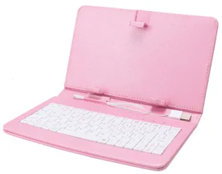 7" pouzdro s klávesnicí F7Pink